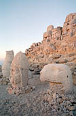Nemrut Dagi Milli Parki, the tomb of King  Antiochos I, est terrace 